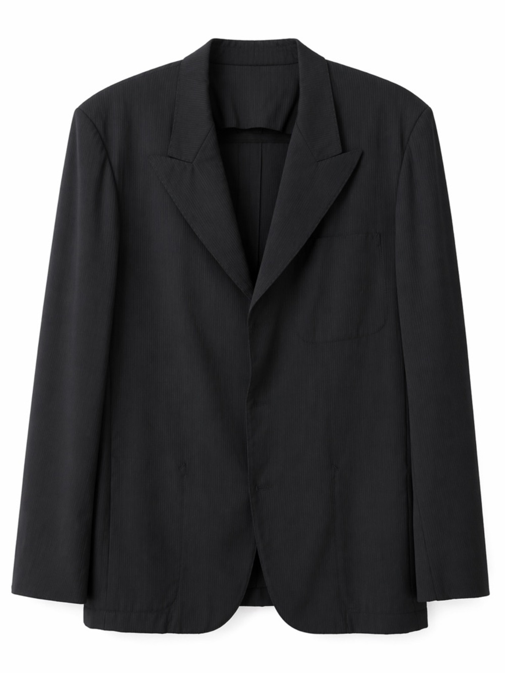 Jean Paul Gaultier Homme Lightweight Virgin Wool Blazer 40 Italy Pinstripe VTG